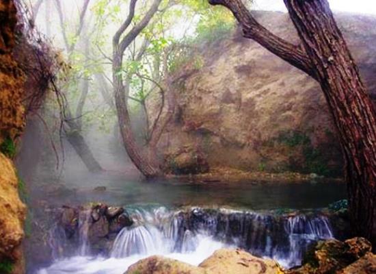 راهنمای سفر به مشهد - آبشار آب گرم کلات
